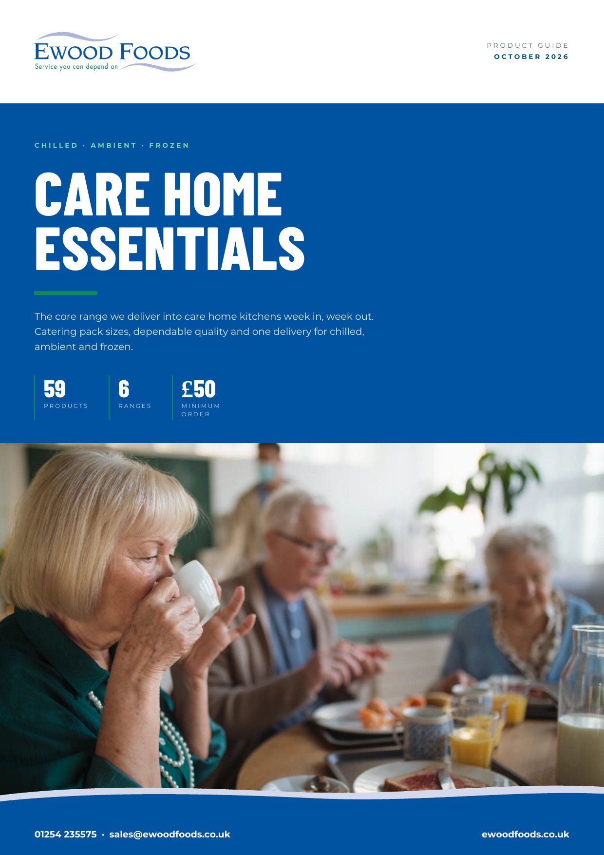 Care Home Essentials brochure