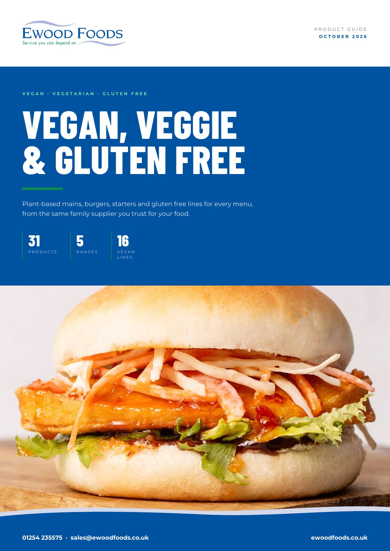 Vegan, Veggie & Gluten Free brochure
